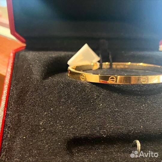 Браслет cartier love тонкий