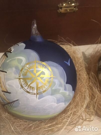 Шары подарочные новогодние гаспром