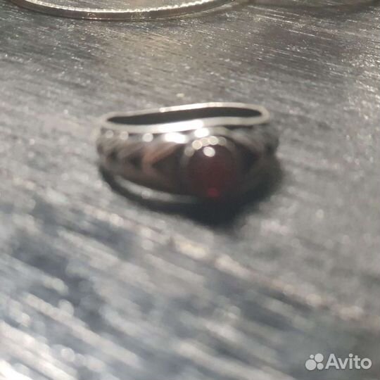 Комплект серьги и кольцо