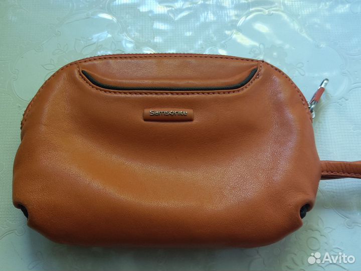 Косметичка кожаная Samsonite