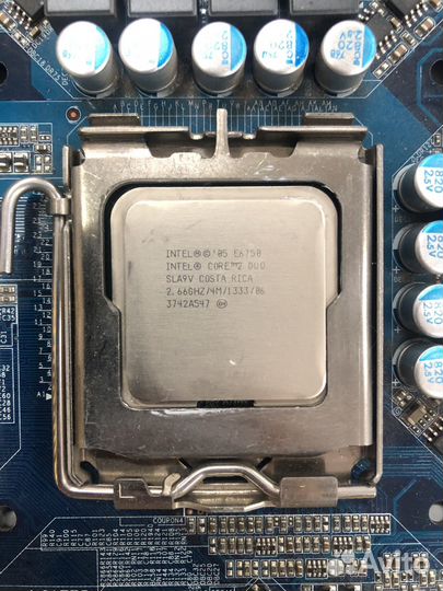 Gigabyte GA-G33M-S2 (GA-P35-S3G) в сборе