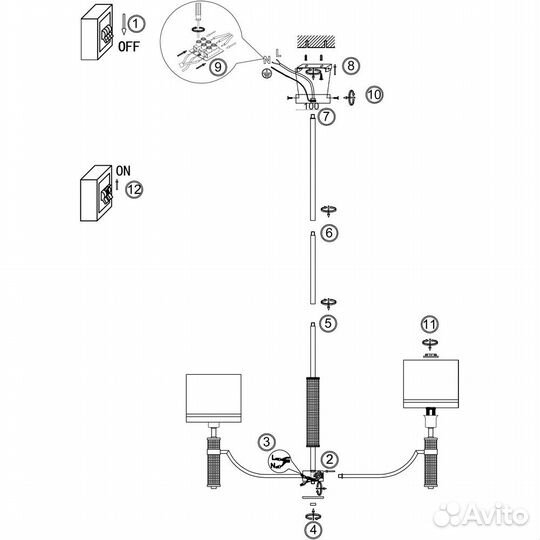 Люстра Freya Albero FR5108PL-05N