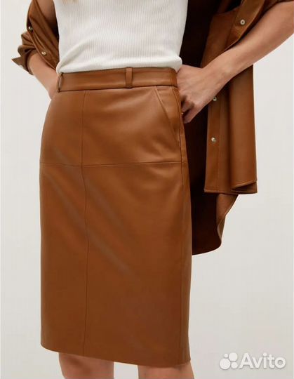 Юбка экокожа Mango 44 размер