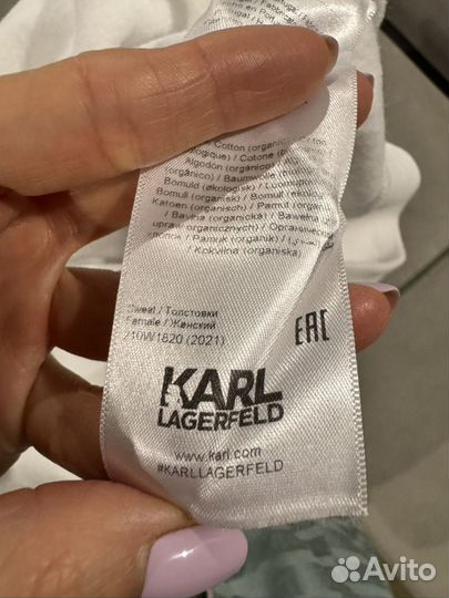 Karl lagerfeld свитшот женский