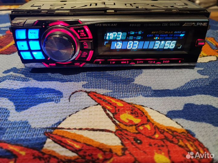 Автомагнитола Alpine Алпайн cda 9852 rb