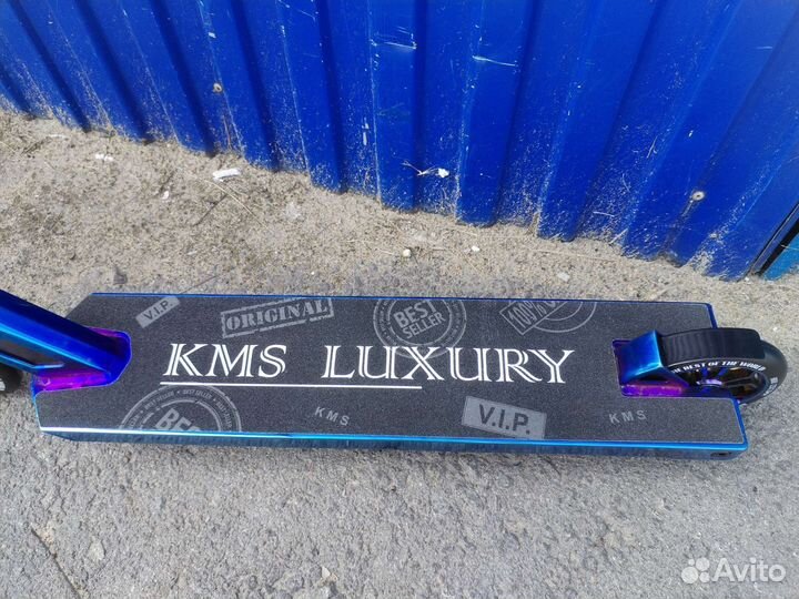 Самокат трюковой KMS Luxary 120 mm/ синий