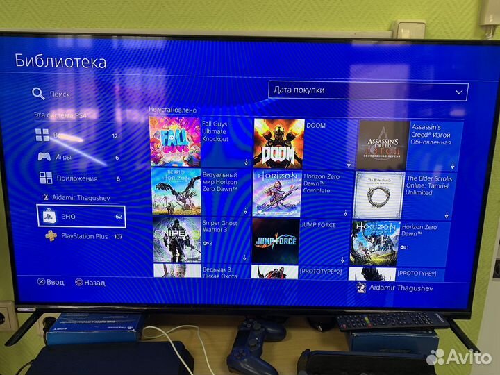 PlayStation 4 Slim + 160 игр