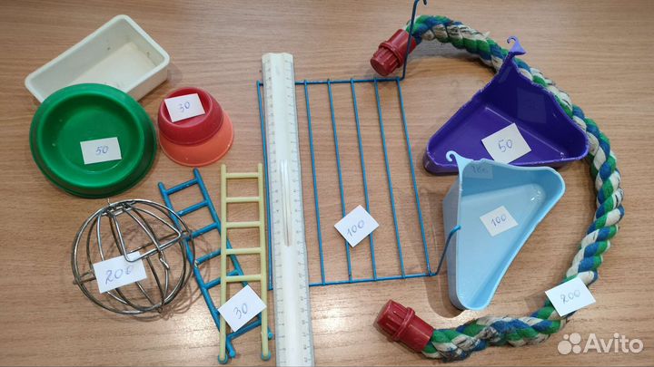 Аксессуары для клеток грызунов и птиц