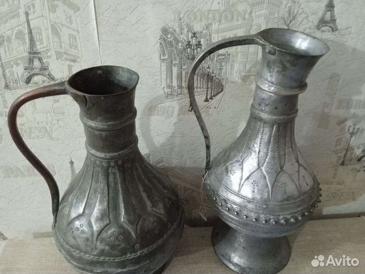 Кувшин чеканый Кубачи старинный