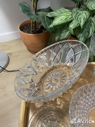 Хрусталь стекло салатники СССР