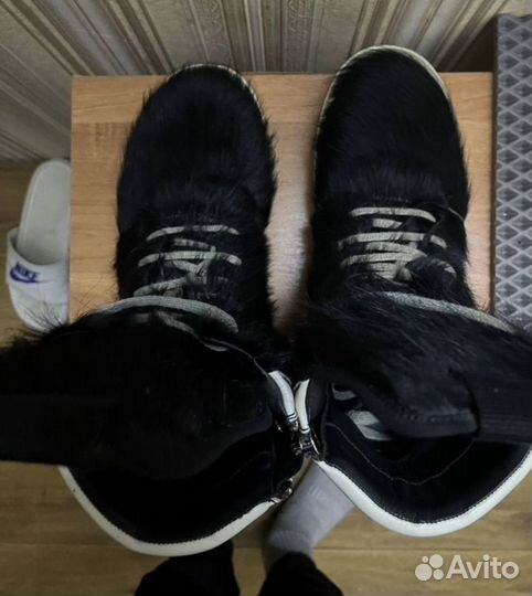 Rick owens geobasket pony hair