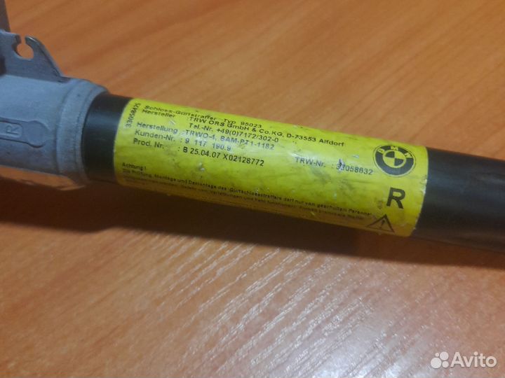 Замок ремня безопасности bmw 5 e60 задний правый