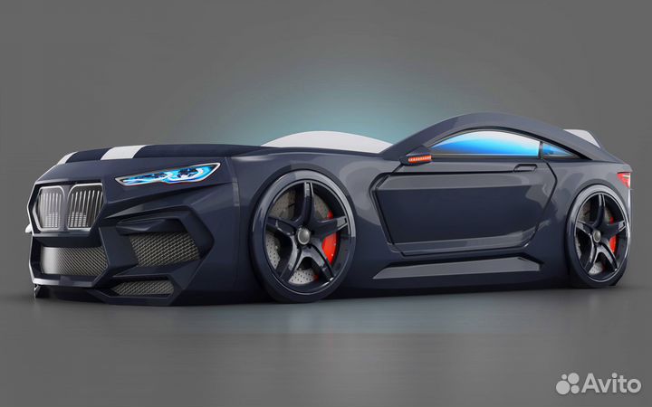 Детская кровать-машина