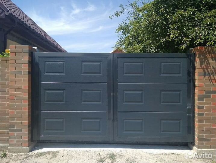 Распашные ворота Въездные ворота Уличные