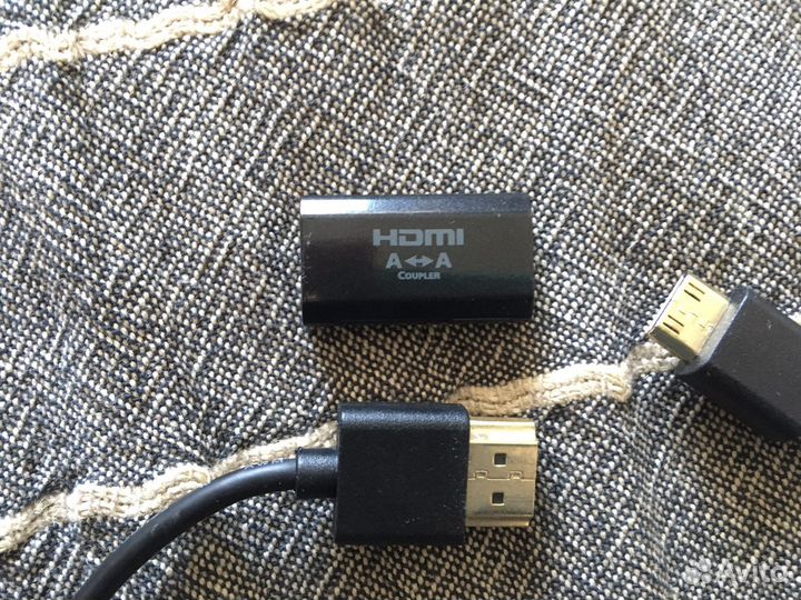 Переходник Hdmi f-f, кабель mini hdmi-hdmi