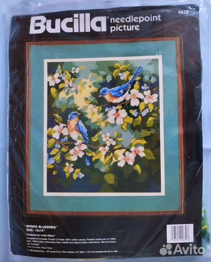 Набор для вышивания Bucilla, 1990г. Сборка США