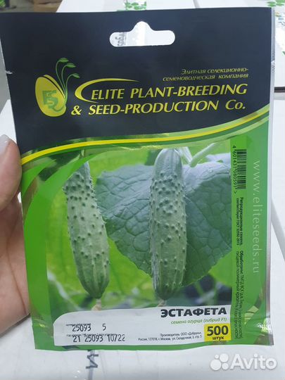 Семена огурец Эстафета 500с Гавриш