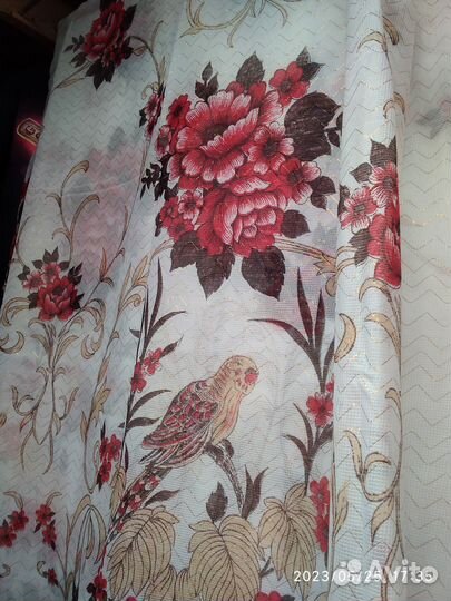 Шторы, тюль с люрексом