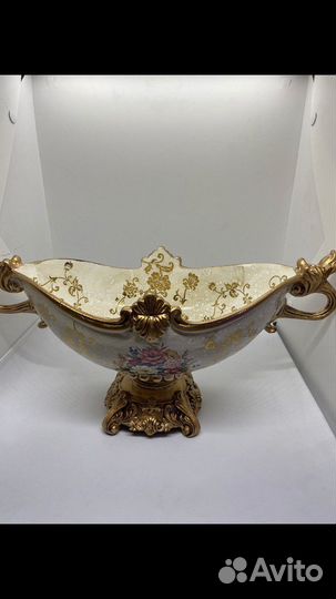 Ваза для фруктов на ножке, фруктовница