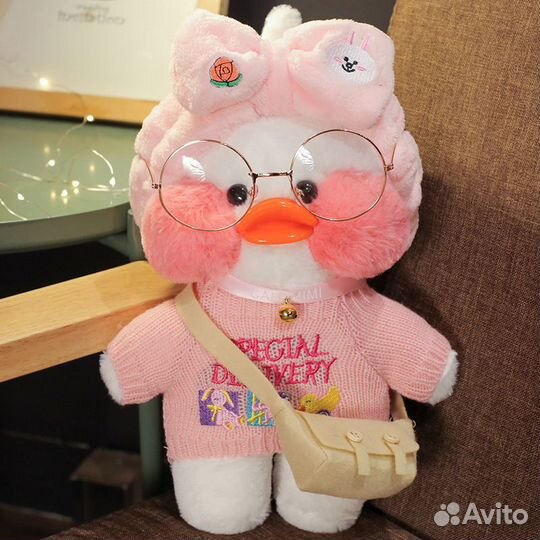 Мягкая игрушка утка Лалафанфан