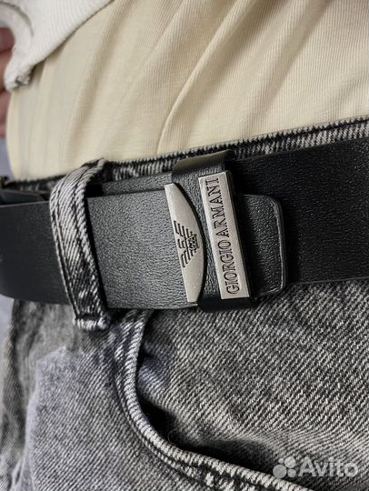 Мужской кожаный ремень