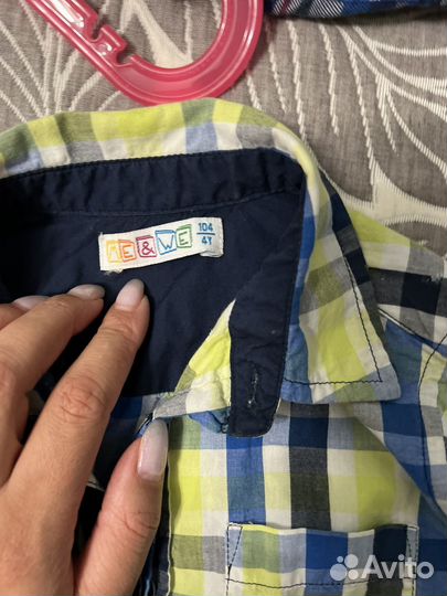 Рубашки на мальчика 2-3 года пакетом