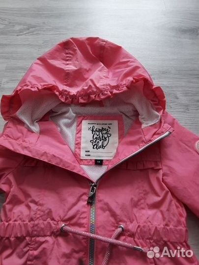 Парка ветровка для девочки 98