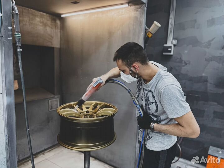 Порошковая покраска дисков на любой авто