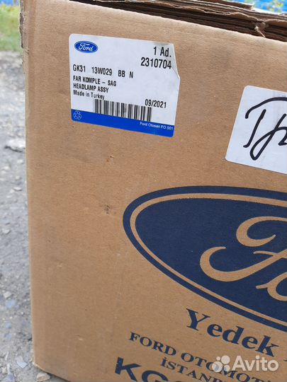 Передняя правая фара форд транзит