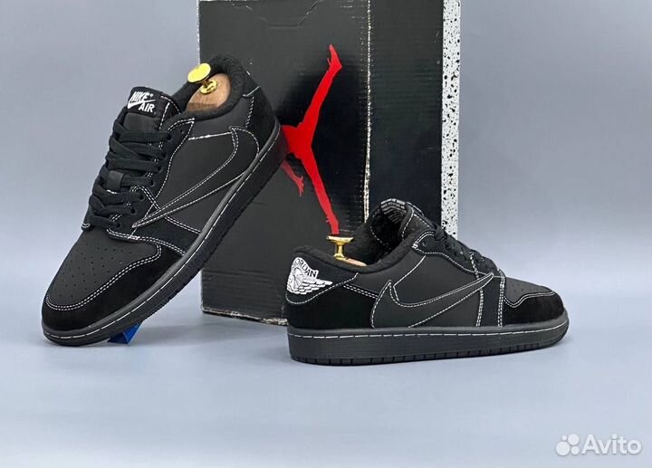 Кроссовки зимние Nike Jordan Travis Scott