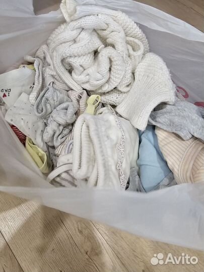 Детские вещи пакетом от 0 до года