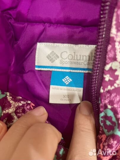 Куртка columbia для девочки 5-6 лет