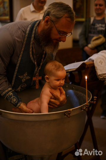 Фотограф на крещение Москва и область