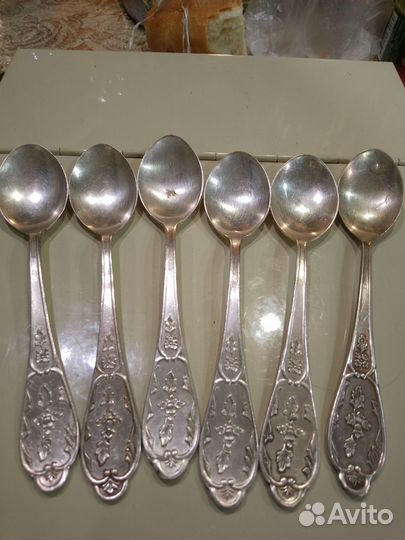 Ложки чайные времён СССР (мельхиор, нержавейка)