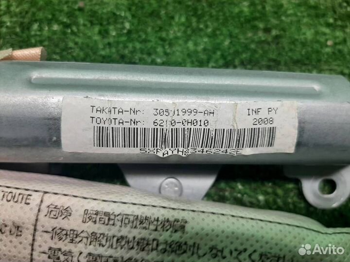 Подушка безопасности (шторка) правая Toyota Aygo