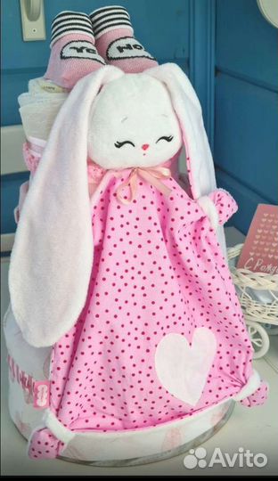 Торт из памперсов подгузников