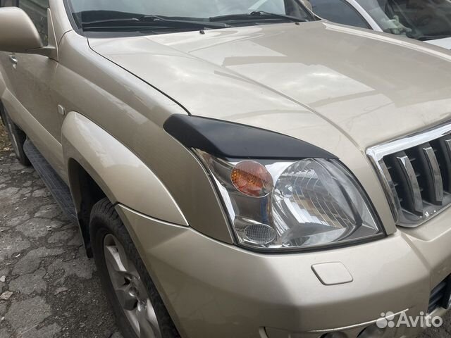 Ресницы на фары Toyota Land Cruiser Prado 120