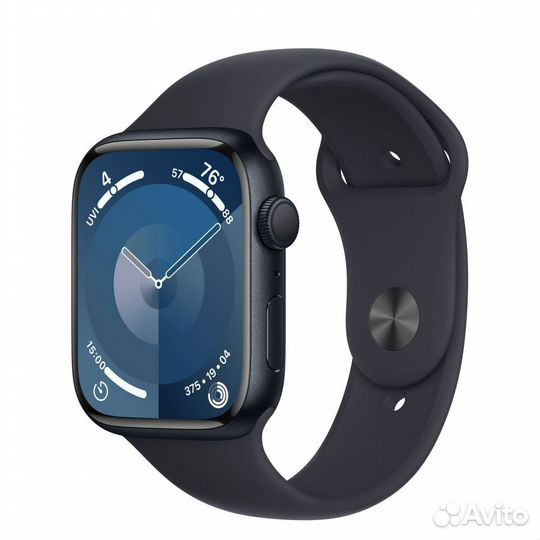 Часы apple watch 9 midnight 45mm