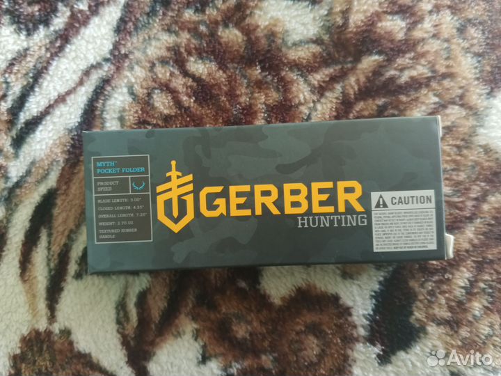Нож туристический охотничий gerber hunting