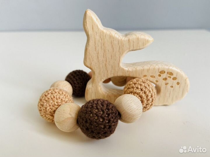 Деревянные грызунки новые
