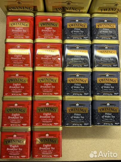 Twinings чай черный, черный с бергамотом