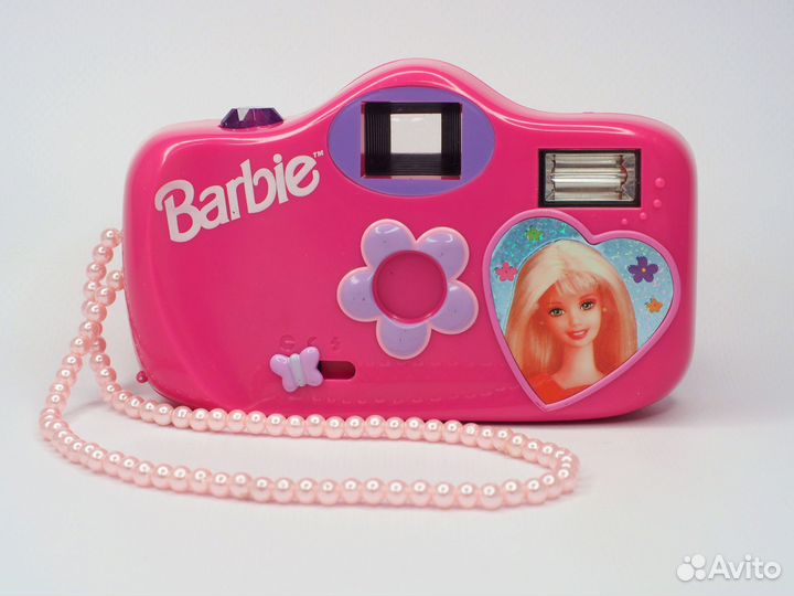 Пленочный фотоаппарат Barbie розовый винтаж mattel