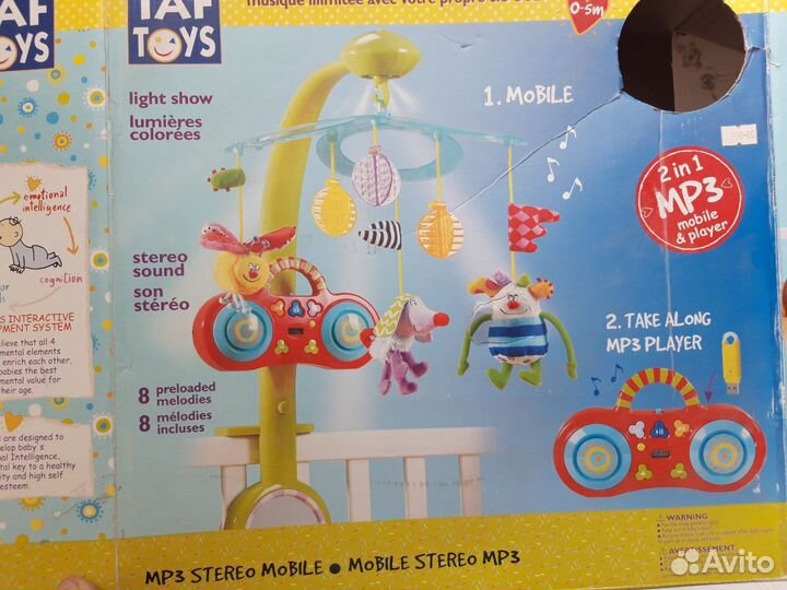 Музыкальный мобиль на кроватку TAF toys