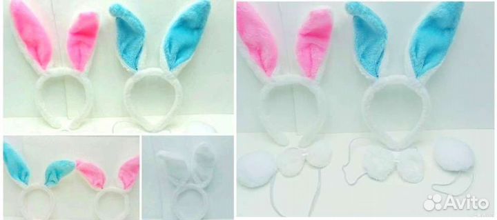 Ушки зайчика, Ободок с рожками оленя, новый