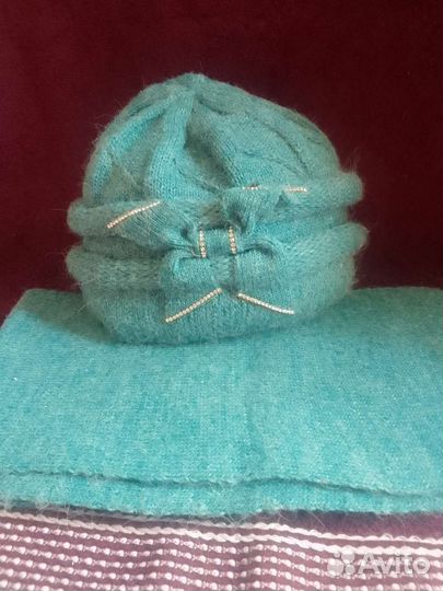 Комплект шапка и шарф