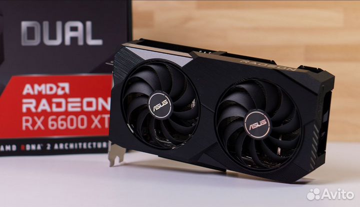 RX 6600XT 8Gb (Гарантия) Asus Dual OC