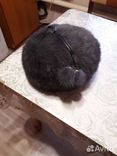 Шапка норковая женская