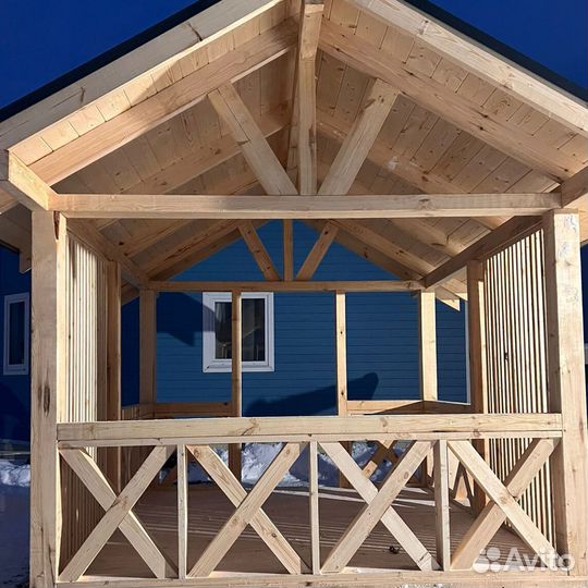 Беседка дачная. Сборка бесплатно