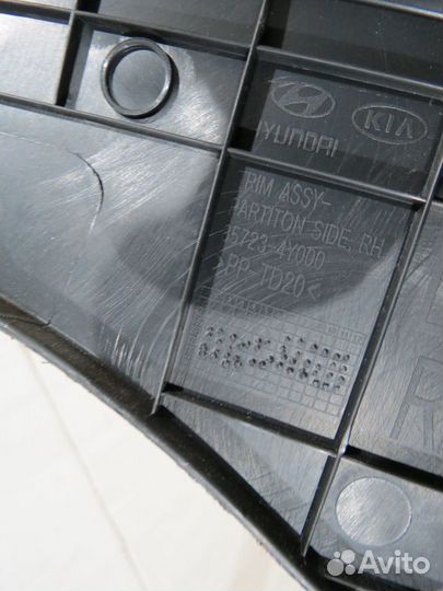 Обшивка багажника правая Kia Rio 3