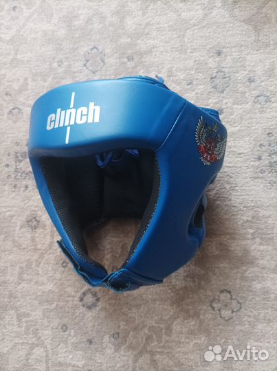 Комплект Боксерский шлем детский Clinch Olimp
